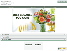 Tablet Screenshot of codenflowers.com